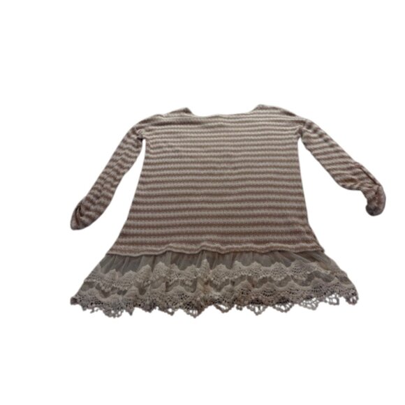 Bellamie Lace Hem Tunic Top – Size Small, Chic & Feminine Boho Inspired - Picture 6 of 9
